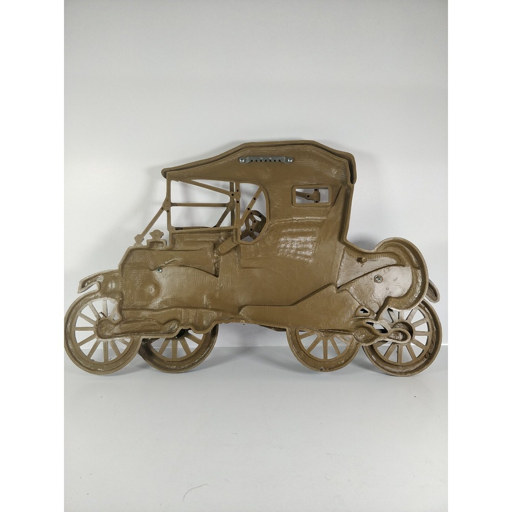 3D Resin Wall Plaque Ford Model T Car 1977 18" x 12" Vintage Burwood Products - Picture 2 of 13